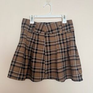Plaid skirt